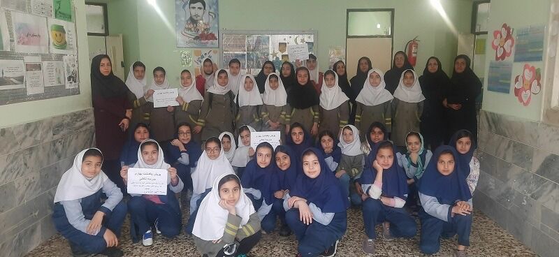 پویش پاکداشت بهاری در مدرسه شهید خاقانی شهرستان شیروان