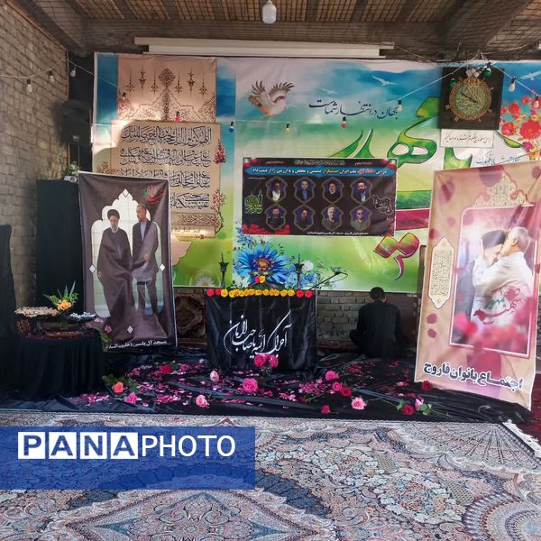 مراسم عزاداری شهدای خدمت در شهرستان فاروج 