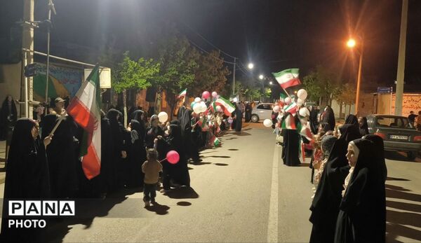 حضور پرشور دختران در جشن میلاد حضرت معصومه(س)