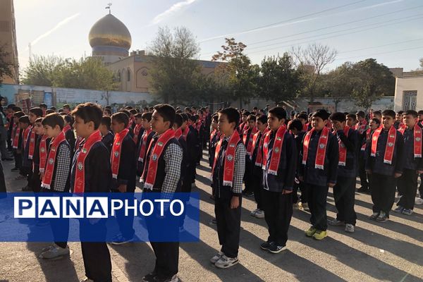 اجرای طرح «وطن یار» در دبستان ائمه اطهار ناحیه دو شهرری 