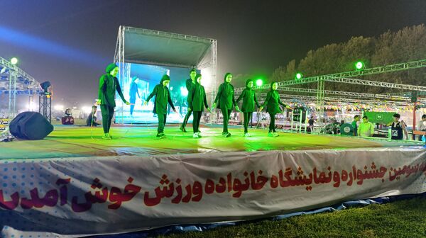 افتتاحیه جشنواره خانواده ورزش در بوستان ملت مشهد مقدس