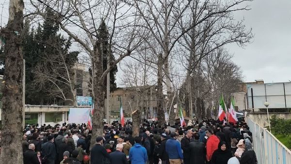 راهپیمایی ۲۲ بهمن در مینودشت