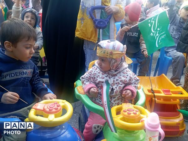 رژه خودرویی کودکان امام رضایی 