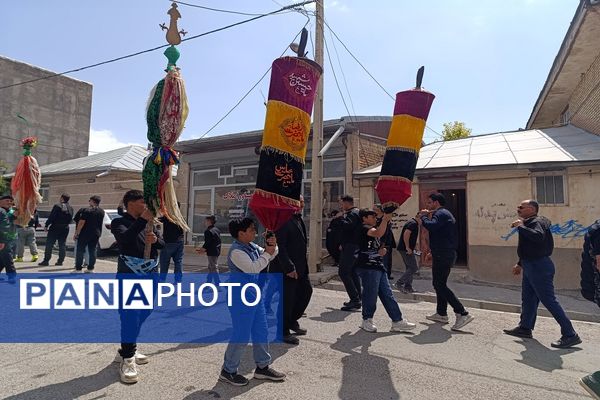 آیین عزاداری عاشورای حسینی در خوجین شهرستان خلخال