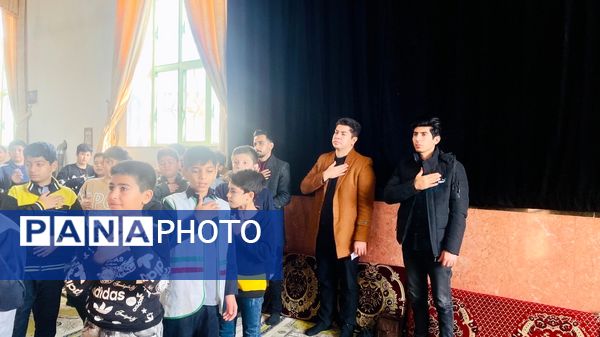 مراسم شهادت حضرت زهرا (س) در مدرسه معلم آشخانه 