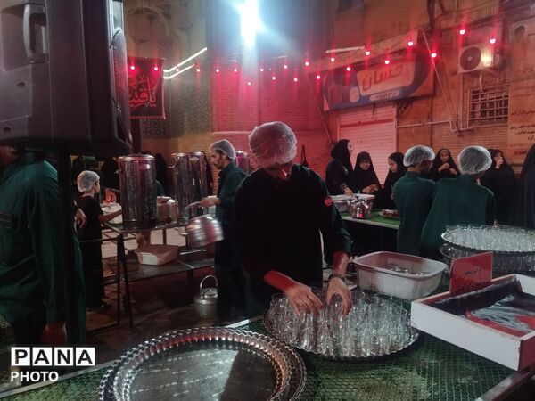 عطر چای روضه در صد و پنجاه و نهمین شبِ میثاق؛ خادمی به رسم ارادت