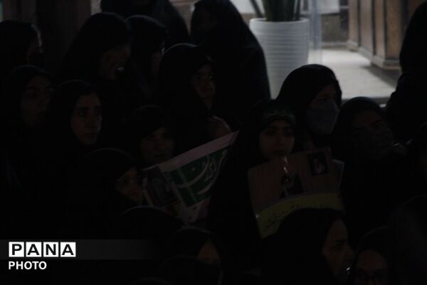 راهپیمایی مردم شهرستان خلیل آباد در پی شهادت جانسوز رهبر معظم انقلاب