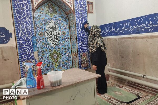  آماده‌سازی مدرسه شهید معظم برای اول مهر 
