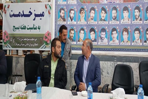 میز خدمت در مسجد جامع شهر بار نیشابور