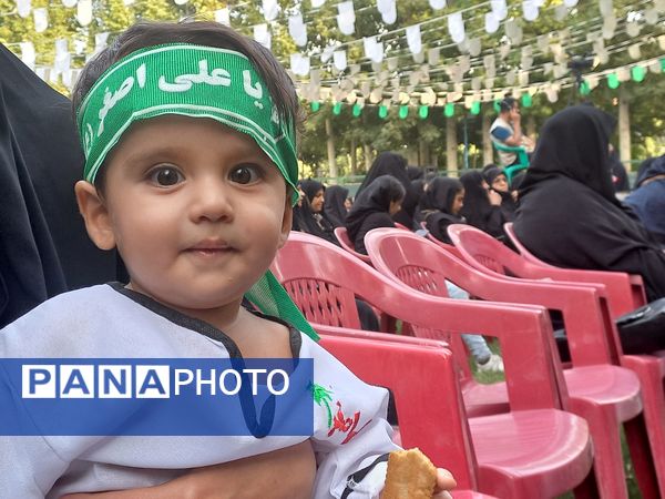  مراسم شیرخوارگان حسینی در باغ فردوس استان اصفهان