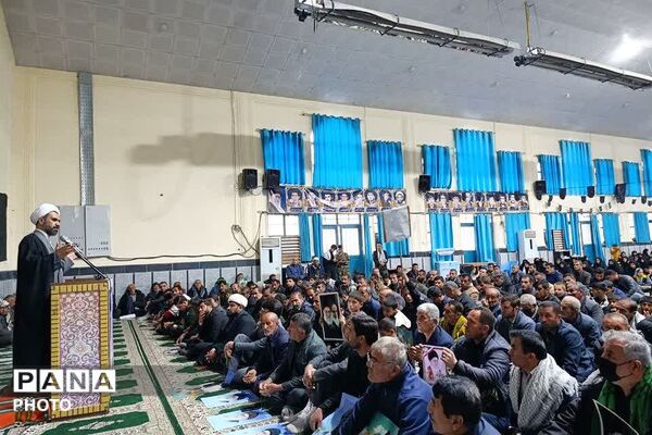 مراسم سوگواری شهادت رهبر معظم انقلاب اسلامی آیت الله امام خامنه‌ای (ره) در دیشموک