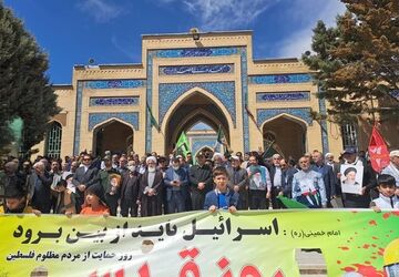  مردم ولایتمدار و غیور شهر مهاجران فریاد "إنّا عَلَی العَهْد" سر دادند