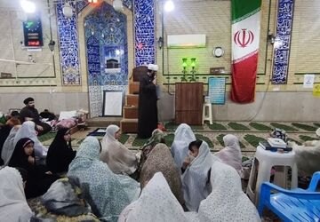  آیین معنوی اعتکاف در گچساران