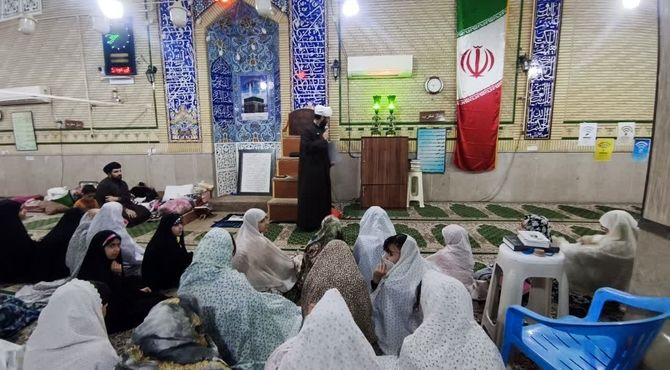  آیین معنوی اعتکاف در گچساران