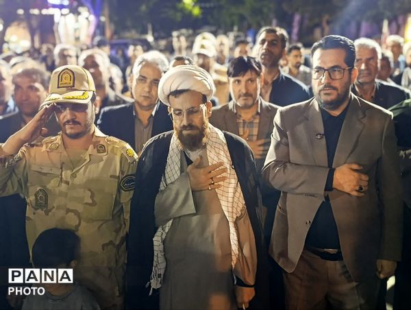 حضور مدیر کل خراسان شمالی در هفتاد و سومین شب از اجتماعات شبانه در شهر غلامان
