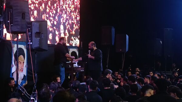 مراسم شب عاشورا در هیئت محبان ابوالفضل نیشابور 