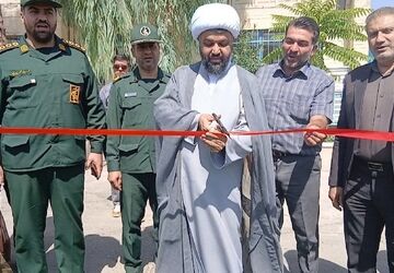 افتتاح زمین چمن مصنوعی دبستان علی بن ابیطالب(ع) باقرشهر 