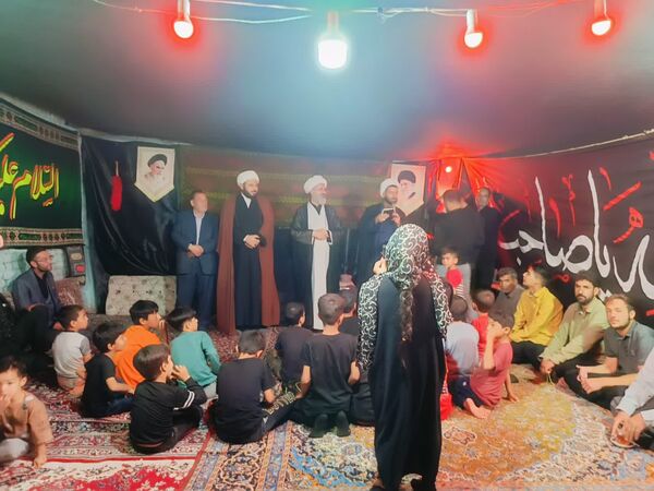 موکب علی اصغری فدافن میزبان امام جمعه کاشمر 