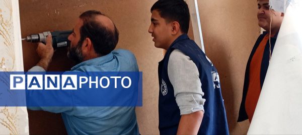 دبیرستان میثاق کاشمر بازسازی شد