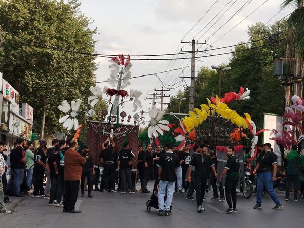 آیین علم‌گردانی ماه محرم در آمل
