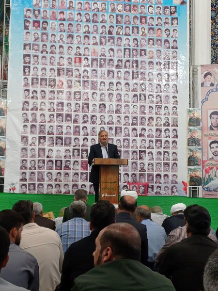 مراسم باشکوه یادواره شهدای شهرستان اسدآباد