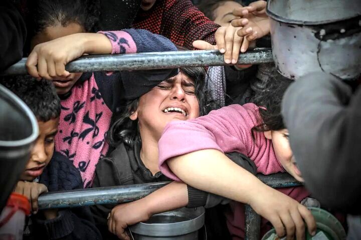 شهادت یک کودک فلسطینی بر اثر گرسنگی و قحطی در نوار غزه
