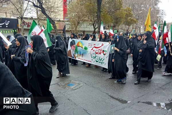 حضور پرشور مردم جسور شهرستان شهریار در راهپیمایی عظیم روز قدس 