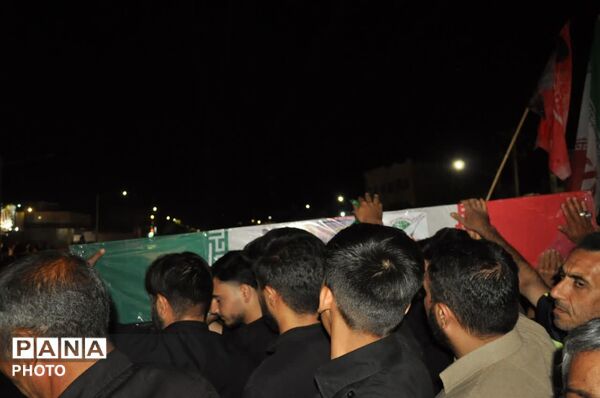 وداع باشکوه مردم «فجر» با دو شهید حادثه تیراندازی سرافرازان