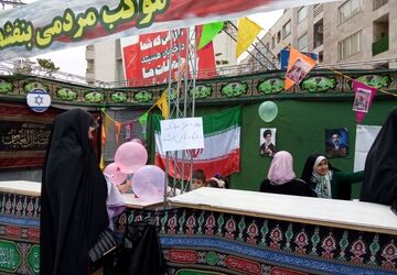 اتحاد و همبستگی دختران ناحیه 2 کرج  در موکب دهه کرامت