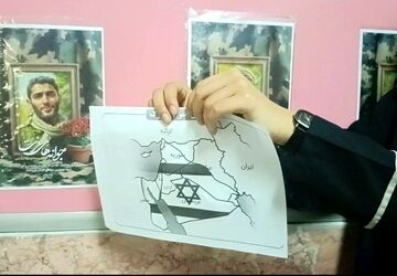 وقتی دانش‌آموزان دبیرستان آیت‌الله طالقانی فریاد عدالت سر دادند؛ محکومیت جنایات اسرائیل در غزه طنین‌انداز شد