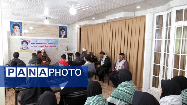 دیدار فرمانده واحدهای آموزشگاه‌های شهرستان خلیل‌آباد با امام جمعه