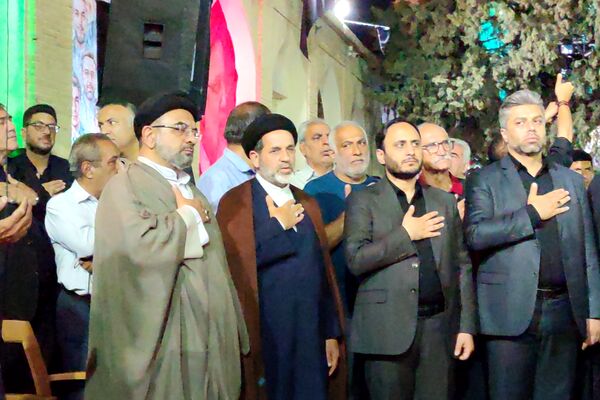 مراسم هفتمین روز درگذشت شهدای خدمت در حرم علی ابن حمزه (ع) شیراز
