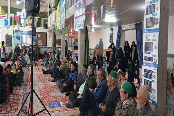 جشن انقلاب به مناسبت راهپیمایی یوم‌الله ۲۲ بهمن در مسجد جامع شهر بار