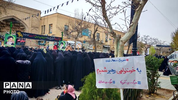 اقامه نماز عبادی سیاسی جمعه در روز قدس نیشابور 