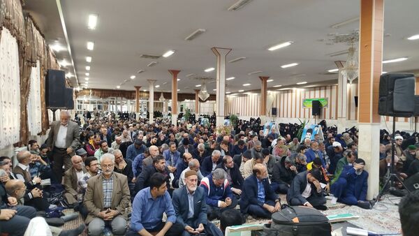 مراسم پر فیض دعای ندبه به همراه آئین رونمایی و عطرافشانی سنگ یادبود شهید گمنام 