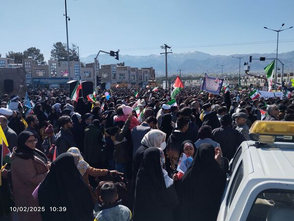 راهپیمایی ۲۲ بهمن در خراسان جنوبی 