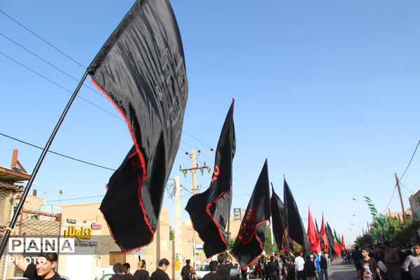 امامزاده جعفر یزد میزبان دسته عزای عزادارن شهادت امام صادق (ع)