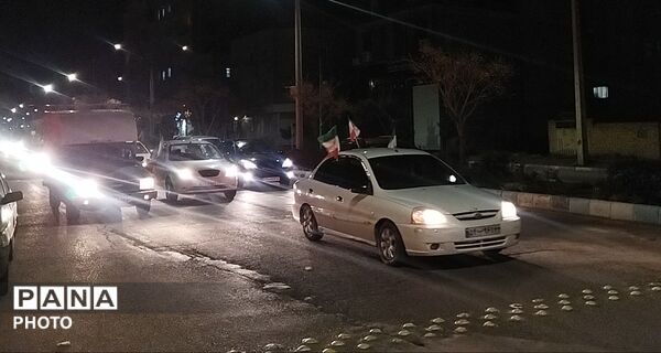 رژه ماشینی در سراسر شهر نیشابور-۳
