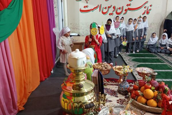 شور شب یلدا در مدارس رباط‌کریم