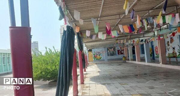 آماده سازی مدرسه شهید ابراهیم تنیده بندرعباس 