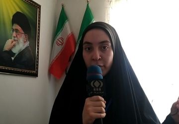 رجز خوانی خبرنگار پانا در محکومیت جنایت رژیم صهیونسیتی 