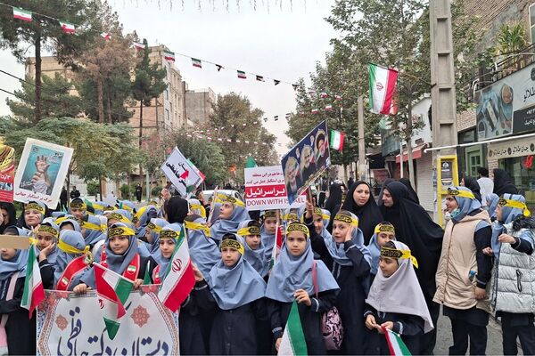  راهپیمایی ۱۳آبان در شهرستان ورامین