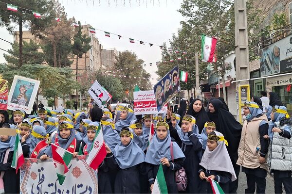  راهپیمایی ۱۳آبان در شهرستان ورامین