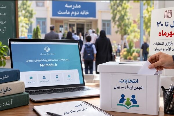 انتخابات انجمن اولیا و مربیان مدارس از اول مهر آغاز می‌شود