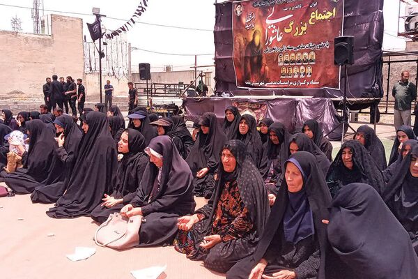 نماز ظهر عاشورا در شهرستان باشت
