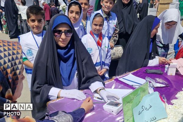 ایستگاه سلامت آموزش و پرورش پاکدشت در اربعین رهبر شهید