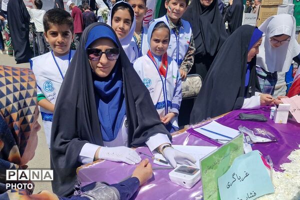 ایستگاه سلامت آموزش و پرورش پاکدشت در اربعین رهبر شهید