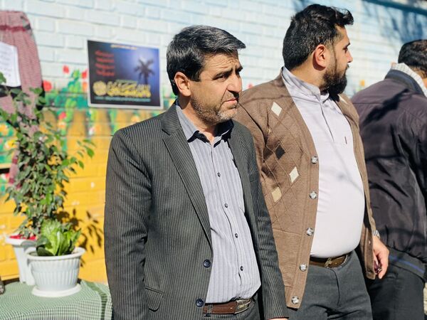 مراسم استقبال از شهید گمنام در شهرستان مه‌ولات
