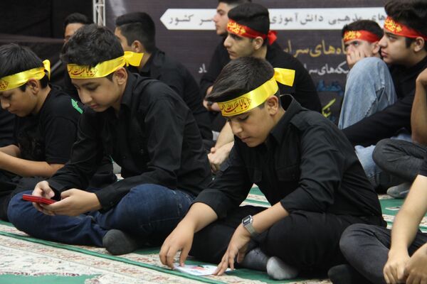 مراسم سوگواری احلی من العسل در شهرکرد