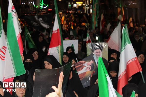 مراسم اربعین امام شهید آیت الله العظمی امام خامنه‌ای مدظله‌العالی در شهرستان فیروزکوه